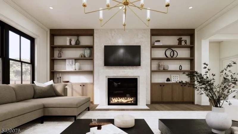 Rendering of the wine cellar at 776 Commanche Lane, prepped for owner fit-out